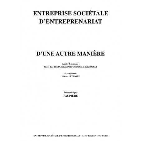 D’UNE AUTRE MANIÈRE
