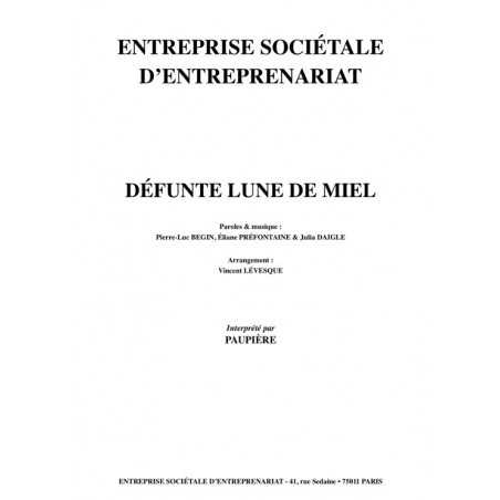 DÉFUNTE LUNE DE MIEL