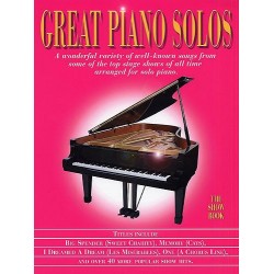 GREAT PIANO SOLOS THE SHOW BOOK