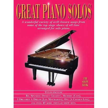 GREAT PIANO SOLOS - THE SHOW BOOK
