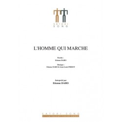 L'HOMME QUI MARCHE Etienne DAHO partition