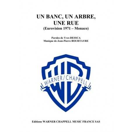 UN BANC, UN ARBRE, UNE RUE