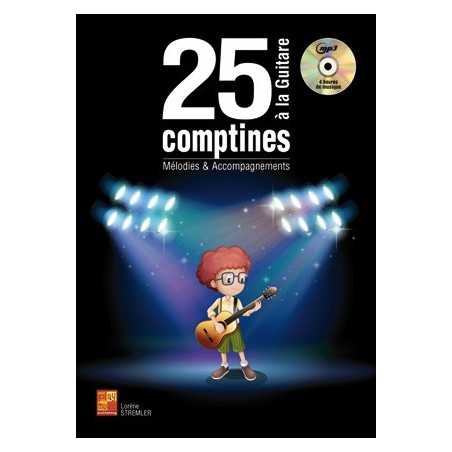 25 COMPTINES À LA GUITARE (+CD)