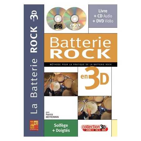 LA BATTERIE ROCK EN 3D (+CD+DVD)