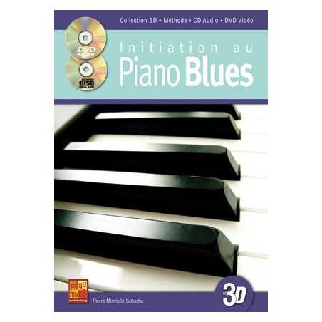 INITIATION AU PIANO BLUES EN 3D (+CD+DVD)