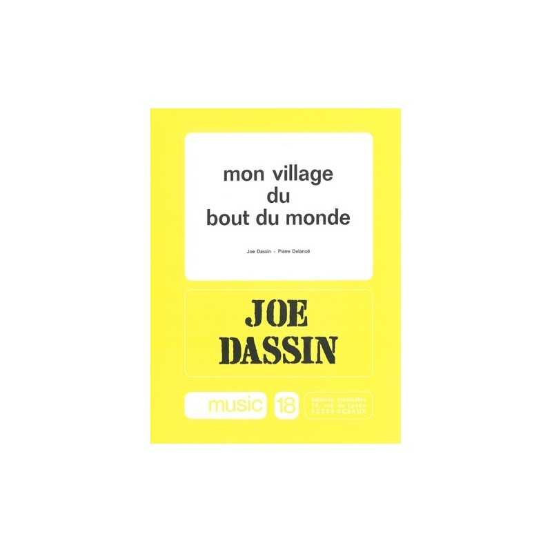 Sheet music MON VILLAGE AU BOUT DU MONDE Joe Dassin PDF