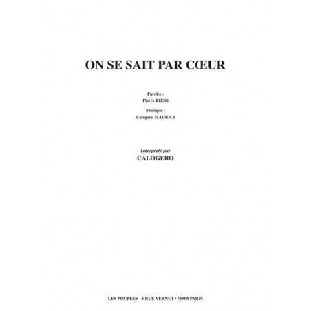 ON SE SAIT PAR CŒUR