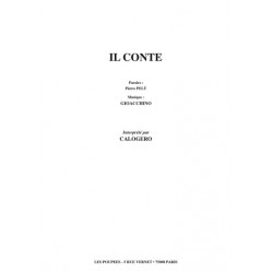 Partition IL CONTE CALOGERO PDF