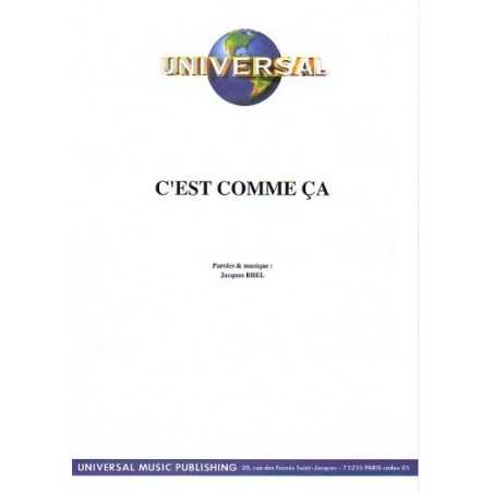 C'EST COMME ÇA