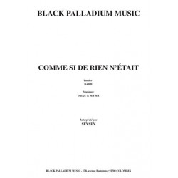 COMME SI DE RIEN N’ÉTAIT