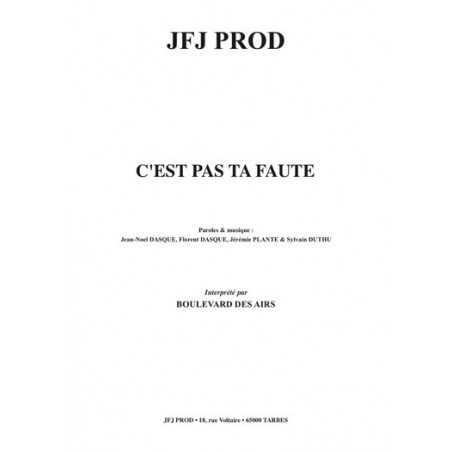 C'EST PAS TA FAUTE