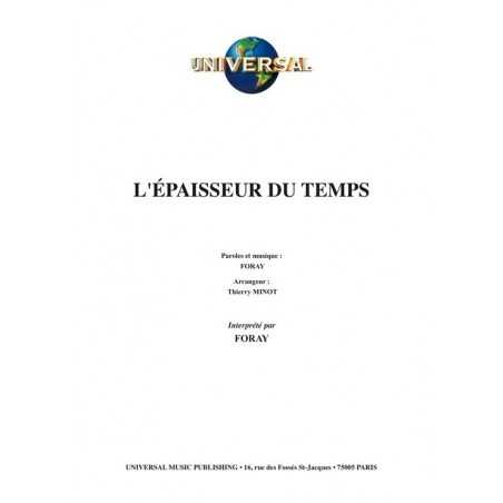 L'ÉPAISSEUR DU TEMPS
