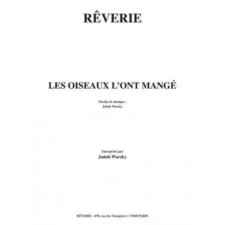 LES OISEAUX L’ONT MANGÉ