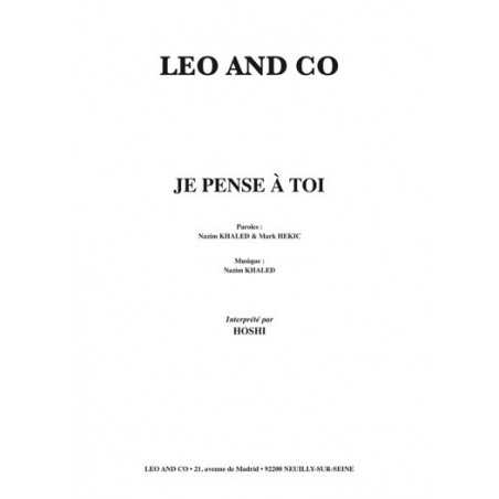 JE PENSE À TOI