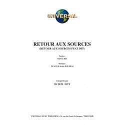 Sheetmusic RETOUR AUX SOURCE DJ SEM