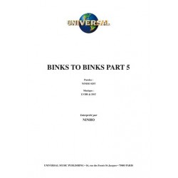 Sheetmusic BINKS TO BINKS PART 5 Ninho