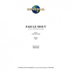 Partition FAIS LE MOUV Sofiane