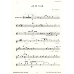 Sheetmusic AIR DE COUR NOCTURNE Thierry Escaich