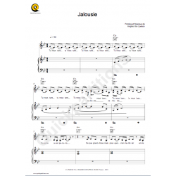Sheetmusic JALOUSIE Angèle