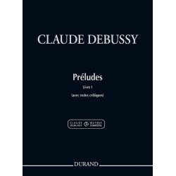 Partition CLAUDE DEBUSSY PRÉLUDES