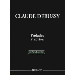 Partition CLAUDE DEBUSSY PRÉLUDES