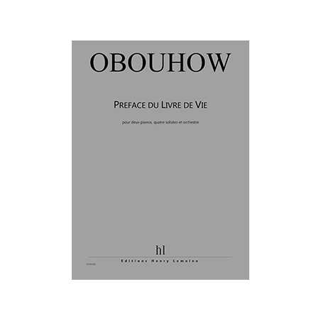 PRÉFACE DU LIVRE DE VIE