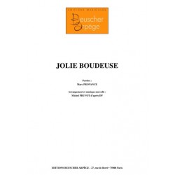 Partition JOLIE BOUDEUSE Michel Pruvot