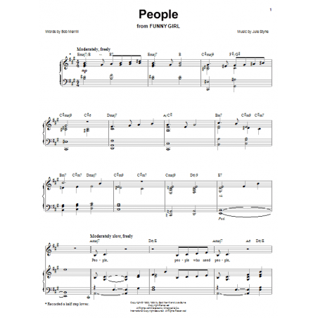 PEOPLE (FROM FUNNY GIRL)