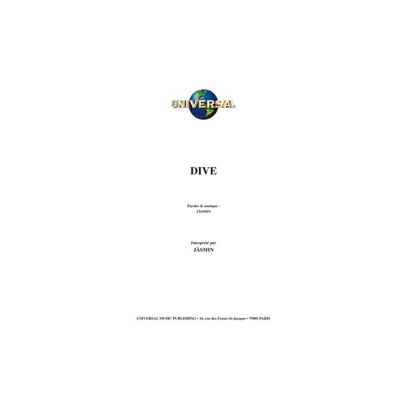 Partition DIVE JÄSMIN
