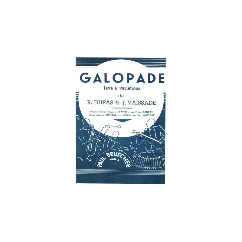 Sheet music GALOPADE Jean Vaissade