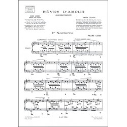 Sheet music RÊVES D'AMOUR Franz Liszt