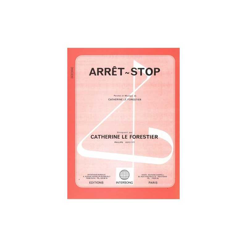 Partition ARRÊT-STOP Catherine LE FORESTIER