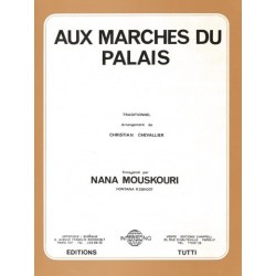 Sheet music AUX MARCHES DU PALAIS Nana MOUSKOURI pdf