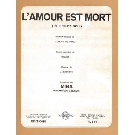 L'AMOUR EST MORT