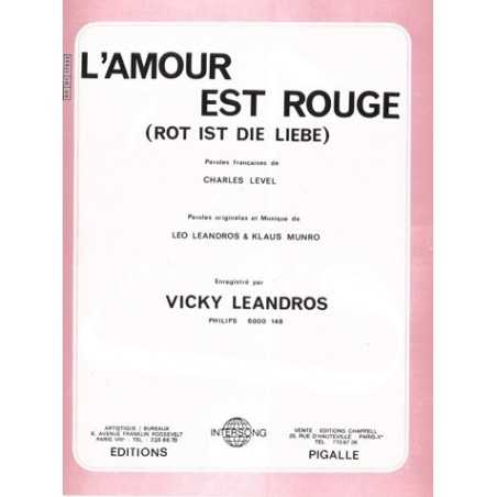 L'AMOUR EST ROUGE
