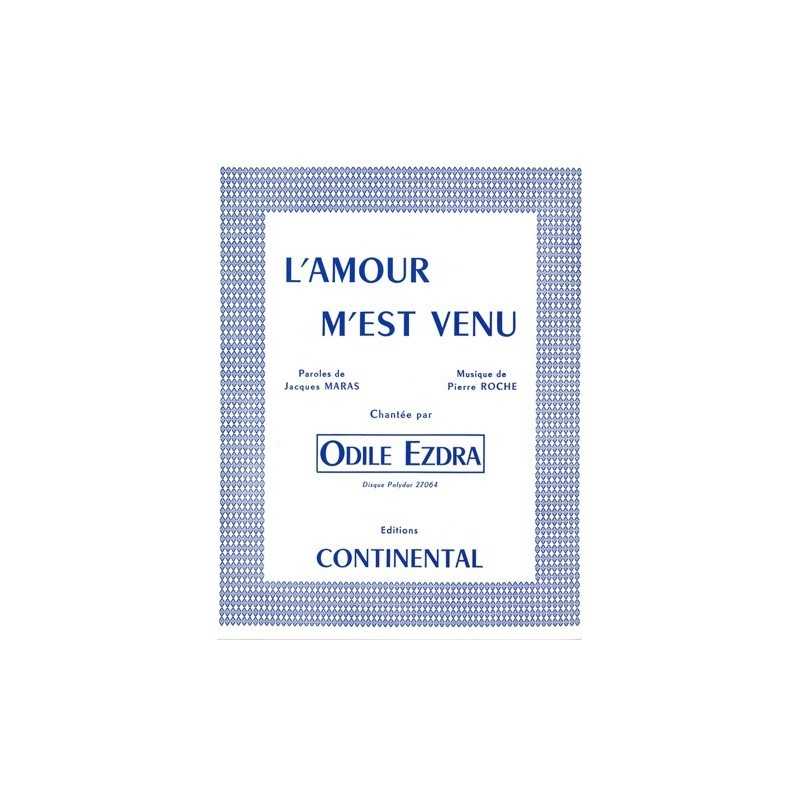 Partition L'AMOUR M'EST VENU Odile EZDRA