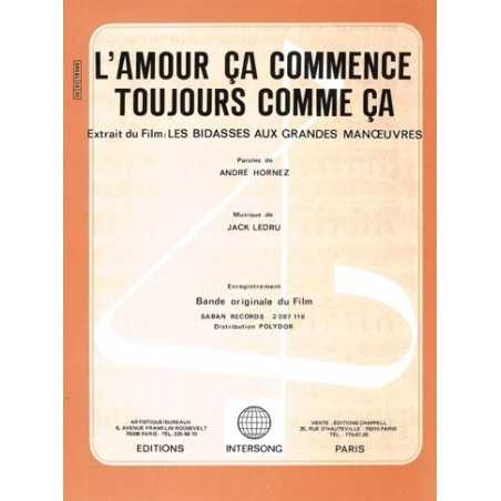L'AMOUR ÇA COMMENCE TOUJOURS COMME ÇA
