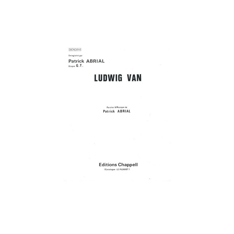 Partition LUDWIG VAN Patrick ABRIAL
