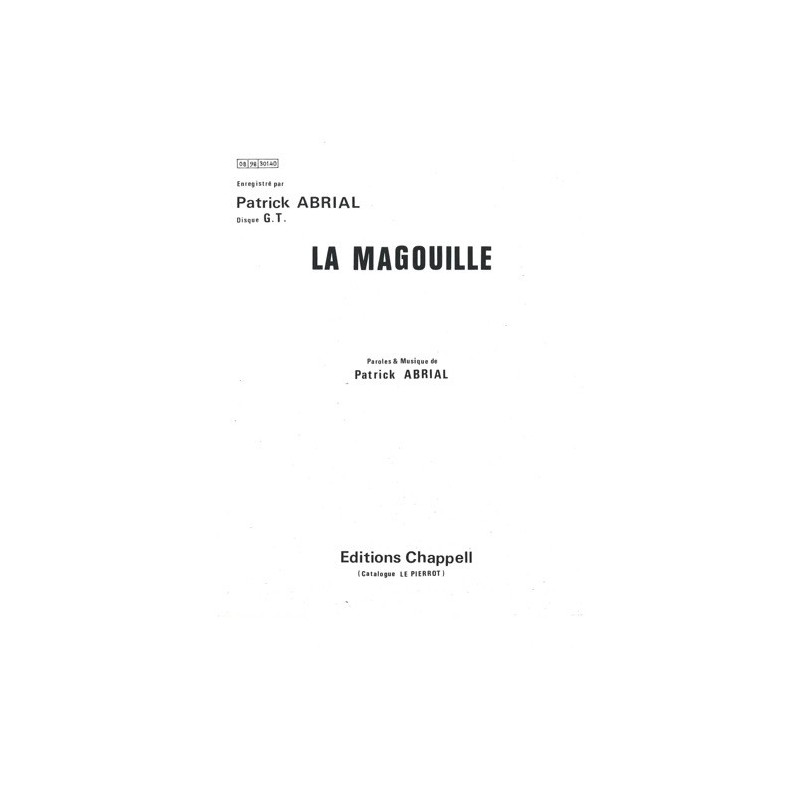 Partition LA MAGOUILLE Patrick ABRIAL
