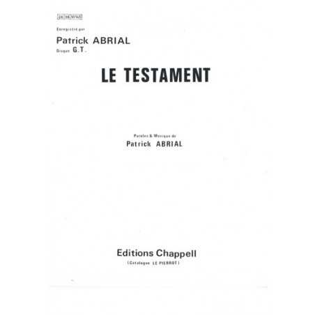 LE TESTAMENT