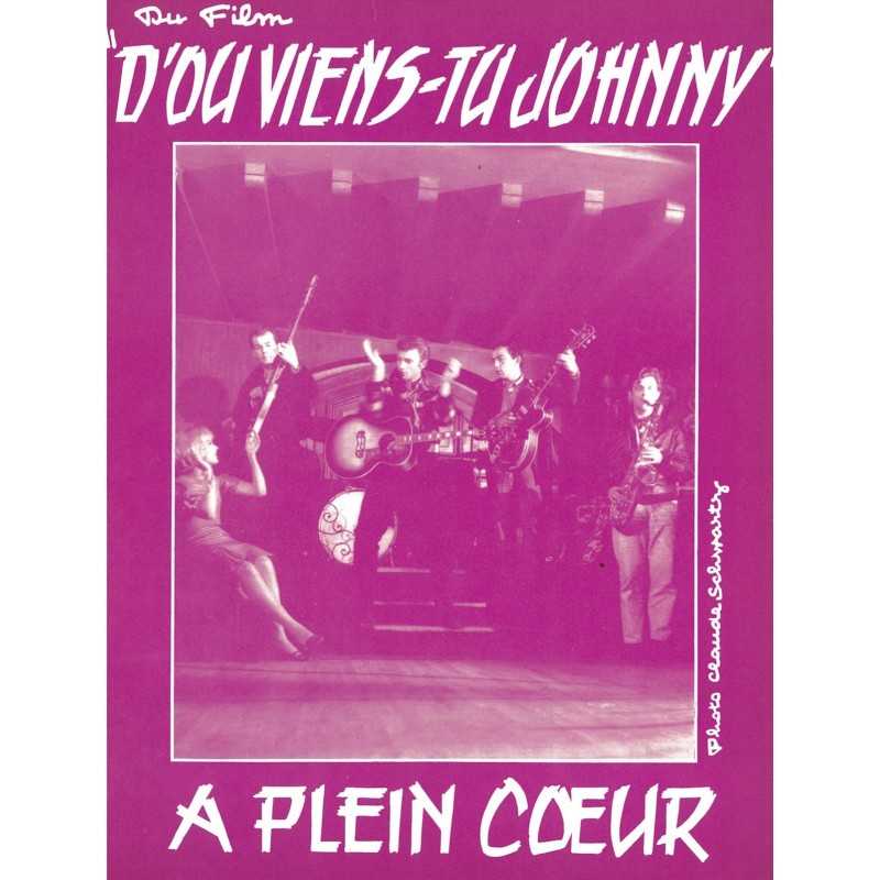 Sheet music À PLEIN CŒUR Johnny HALLYDAY PDF