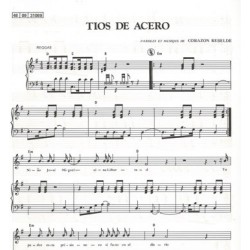 Partition TIOS DE ACERO CORAZON REBELDE