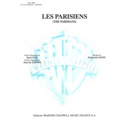 Partition LES PARISIENS (THE PARISAINS) MARIE FRANCE