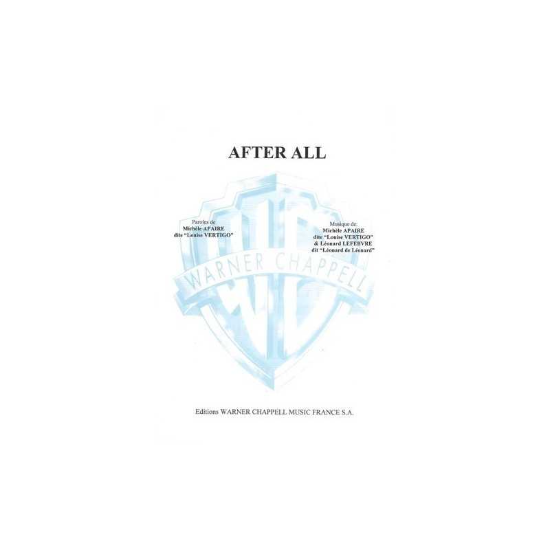 Partition AFTER ALL Louise VERTIGO