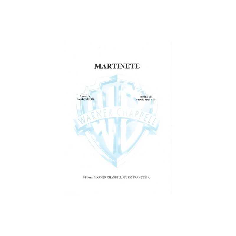 Partition MARTINETE SON KALO