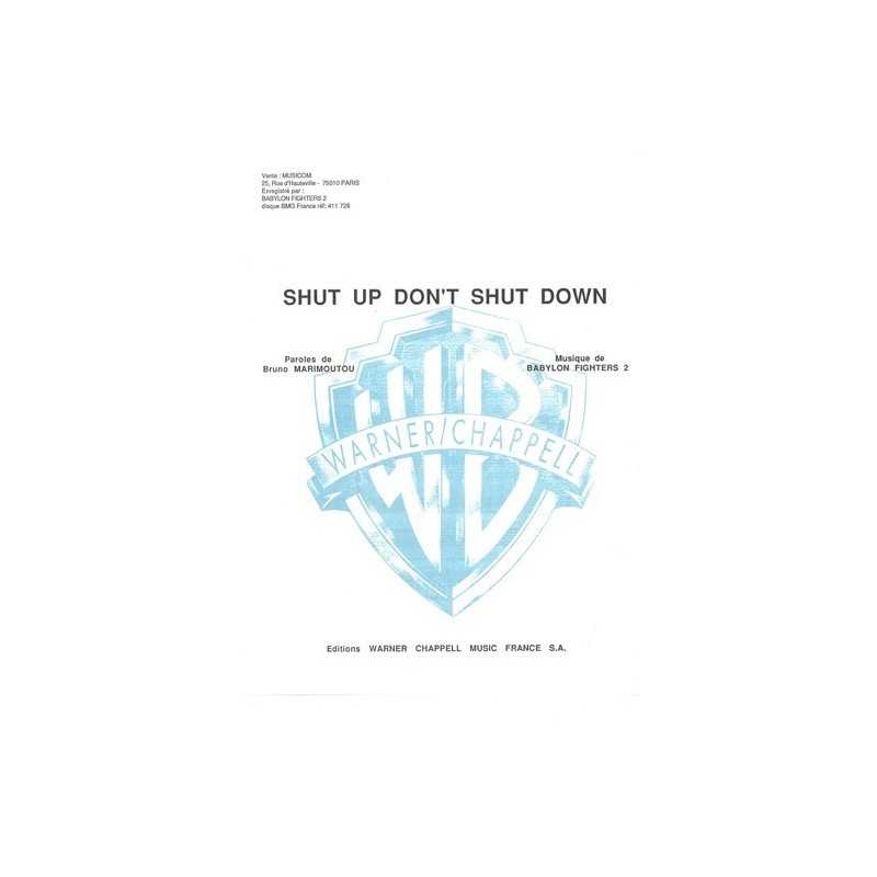 Partition SHUT UP DON'T SHUT DOWN BABYLON FIGHTERS 2