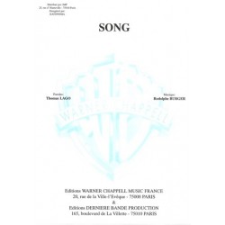 Partition SONG Rodolphe BURGER