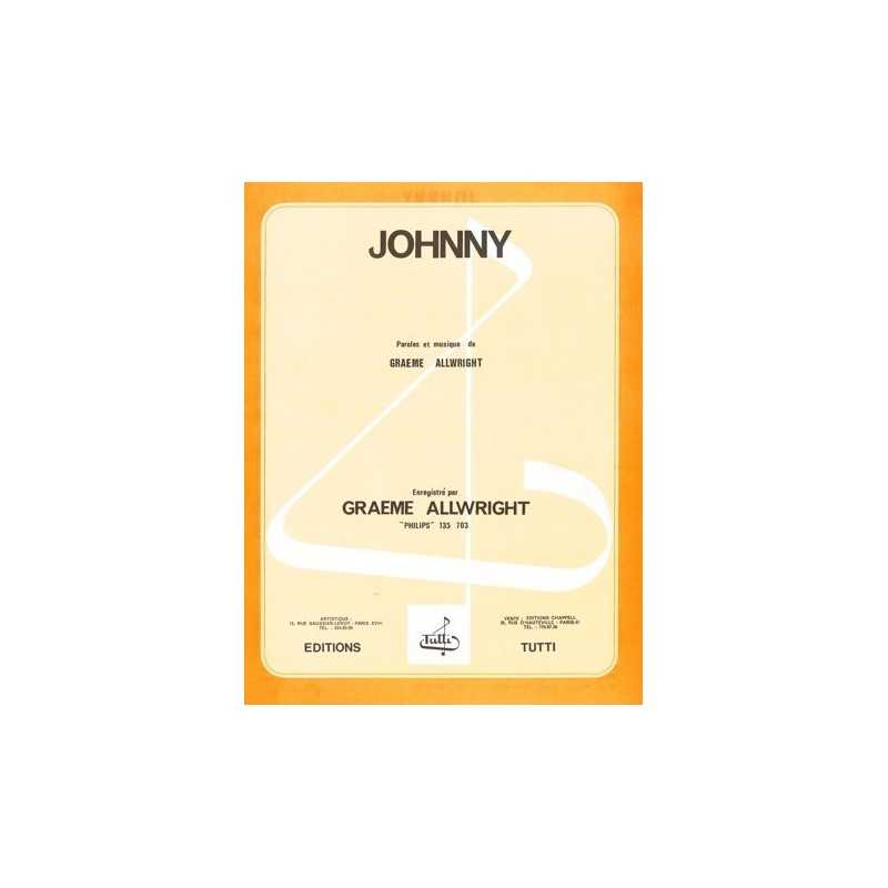 Sheet music JOHNNY Graeme ALLWRIGHT pdf