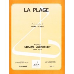 Sheet music LA PLAGE Graeme ALLWRIGHT pdf