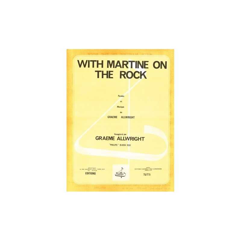 Partition WITH MARTINE ON THE ROCK Graeme ALLWRIGHT